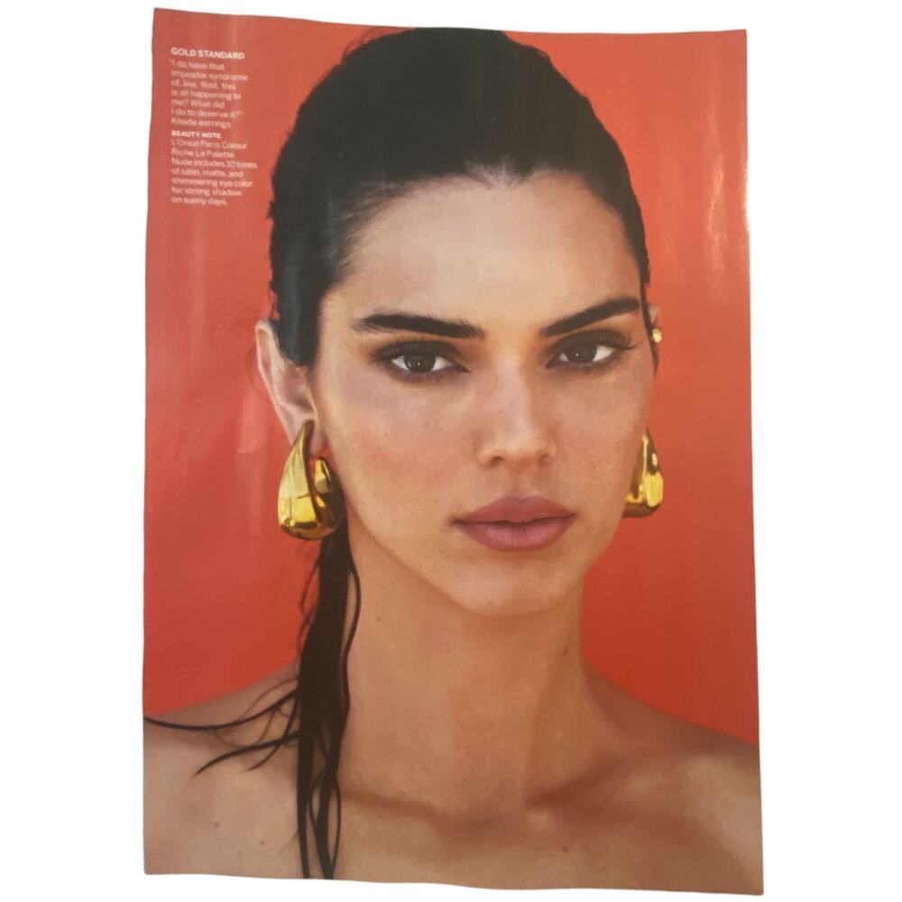Kendall Jenner in Khaite Magazine Print Summer 2024 Frame Ready Original